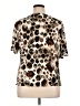 Chico's 100% Polyester Animal Print Gold Short Sleeve T-Shirt Size XL (3) - photo 2