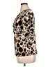 Chico's 100% Polyester Animal Print Gold Short Sleeve T-Shirt Size XL (3) - photo 5
