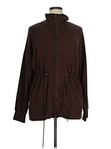 Scoop Zip Up Hoodie (view 1)