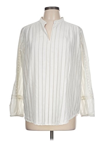 Ann Taylor Long Sleeve Blouse (view 1)