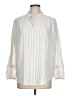 Ann Taylor Ivory Long Sleeve Blouse Size L - photo 1
