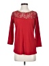 Assorted Brands Red 3/4 Sleeve Top Size S - photo 1