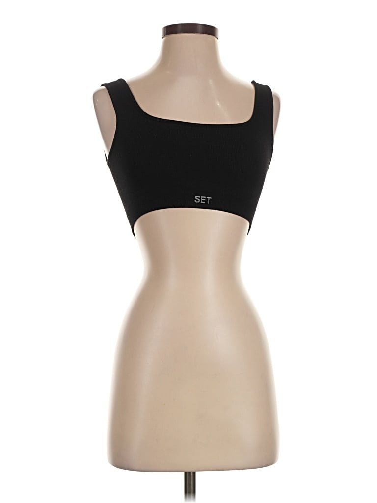 Set Active Sports Bra: Black Activewear - Size Small