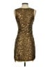 Max Studio Metallic Gold Cocktail Dress Size XS - photo 2