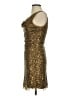 Max Studio Metallic Gold Cocktail Dress Size XS - photo 5