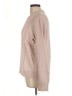 Gap 100% Cotton Solid Pink Pullover Sweater Size L - photo 5