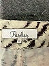 Parker 100% Polyester Animal Print Silver Casual Pants Size 6 - photo 7