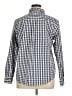 L.L.Bean 100% Cotton Checkered-gingham Blue Long Sleeve Button-Down Shirt Size XL (petite) - photo 2