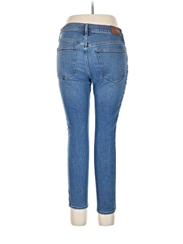Madewell 9" Mid-Rise Skinny Crop Jeans: Button-Front TENCEL&trade; Denim Edition (view 2)