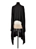 DKNY 100% Merino Black Wool Cardigan Size Med - Lg - photo 2