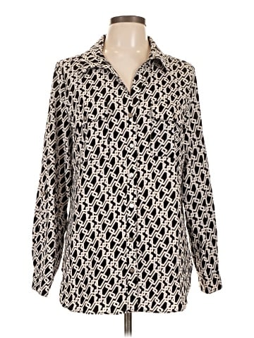 Adrienne Vittadini Long Sleeve Blouse (view 1)