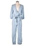 Naf Naf Solid Blue Jumpsuit Size M - photo 1