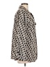 Adrienne Vittadini Houndstooth Ivory Long Sleeve Blouse Size L - photo 4