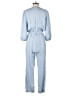 Naf Naf Solid Blue Jumpsuit Size M - photo 2