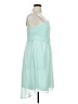 Tevolio 100% Polyester Solid Teal Cocktail Dress Size 14 - photo 4