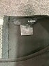 Aqua Solid Black Cocktail Dress Size M - photo 7