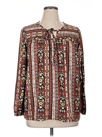 Haptics Long Sleeve Blouse (view 1)