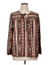 Haptics Brown Long Sleeve Blouse Size XL (estimated) - photo 1