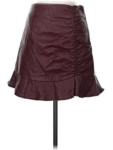 Colletta Faux Leather Skirt (view 1)