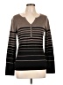 Susan Bristol 100% Merino Wool Brown Wool Pullover Sweater Size L - photo 1