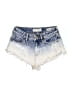 Bullhead 100% Cotton Blue Denim Shorts Size 0 - photo 1