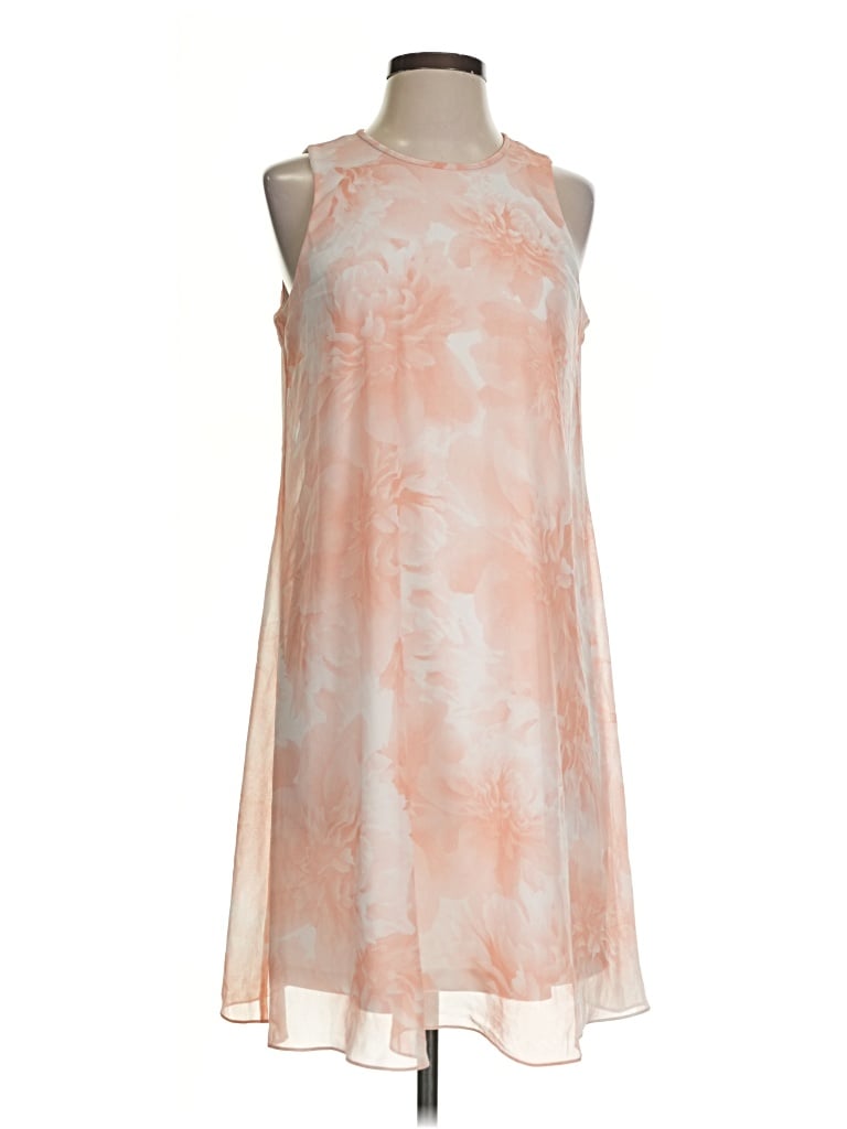 Pre-owned Calvin Klein Cocktail Dress In Pink