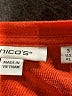Chico's 100% Linen Orange 3/4 Sleeve Top Size XL (3) - photo 7