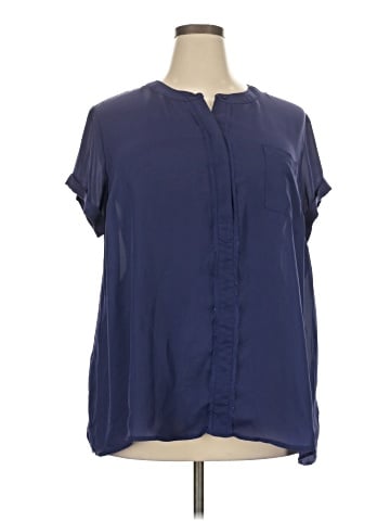Simply Vera Vera Wang Short Sleeve Blouse (view 1)