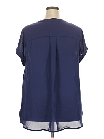 Simply Vera Vera Wang Short Sleeve Blouse (view 2)