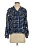 Marc by Marc Jacobs Plaid Blue Long Sleeve Blouse Size S - photo 1