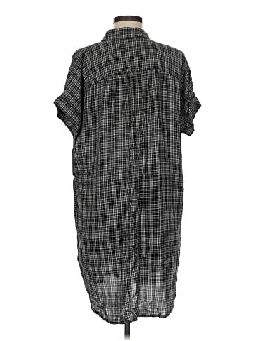 Madewell Central Shirtdress in Thompson Plaid (view 2)