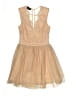 Bebe 100% Nylon Tan Cocktail Dress Size 2 - photo 1