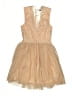 Bebe 100% Nylon Tan Cocktail Dress Size 2 - photo 2