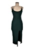 Missguided Solid Green Cocktail Dress Size 6 - photo 1