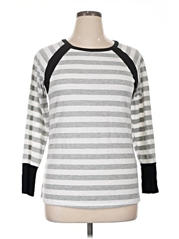 Tickled Teal 3/4 Sleeve T-Shirt (view 1)
