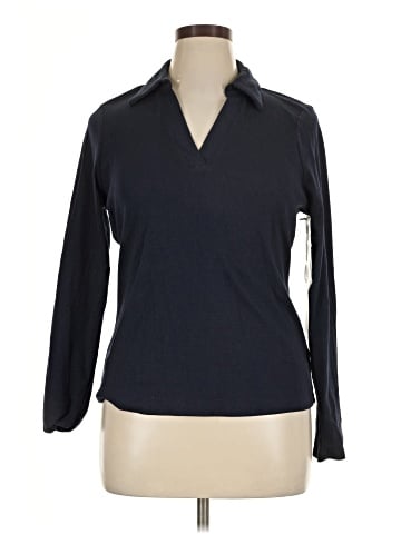 CeCe Long Sleeve Polo (view 1)