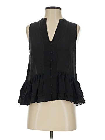 Elizabeth and James Sleeveless Silk Top (view 1)