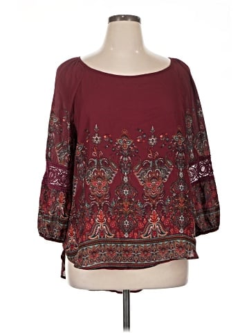 Cato 3/4 Sleeve Blouse (view 1)