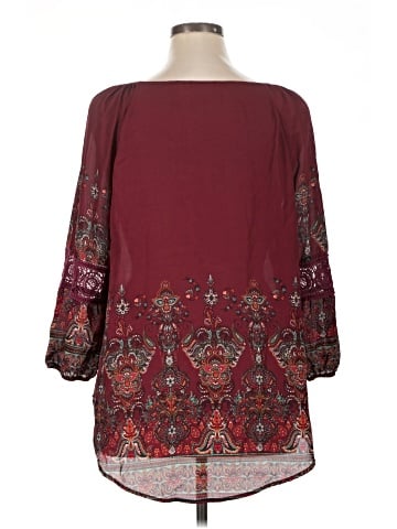 Cato 3/4 Sleeve Blouse (view 2)