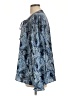 Joie 100% Polyester Paisley Blue Long Sleeve Blouse Size L - photo 5