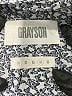 Grayson 100% Cotton Paisley Gray Long Sleeve Button-Down Shirt Size Lg (4) - photo 7