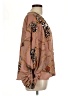 Fate 100% Polyester Animal Print Brown Long Sleeve Blouse Size L - photo 4