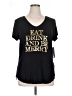 Apt. 9 Black Short Sleeve T-Shirt Size XL - photo 1