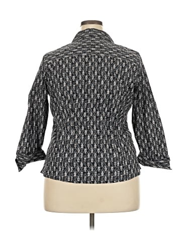 Croft & Barrow 3/4 Sleeve Button-Down Shirt (view 2)