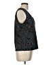 Amanda Smith Teal Sleeveless Blouse Size L - photo 4