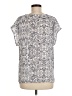 Chaus 100% Polyester Ivory Short Sleeve Blouse Size M - photo 2