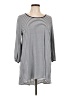 Suzanne Betro 100% Polyester Gray 3/4 Sleeve Top Size L - photo 1