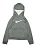 Nike 100% Polyester Gray Zip Up Hoodie Size S (estimated, youth) - photo 1
