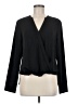 Remade 100% Polyester Black Long Sleeve T-Shirt Size M - photo 1