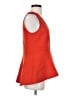 Leifsdottir Orange Sleeveless Blouse Size 4 - photo 4